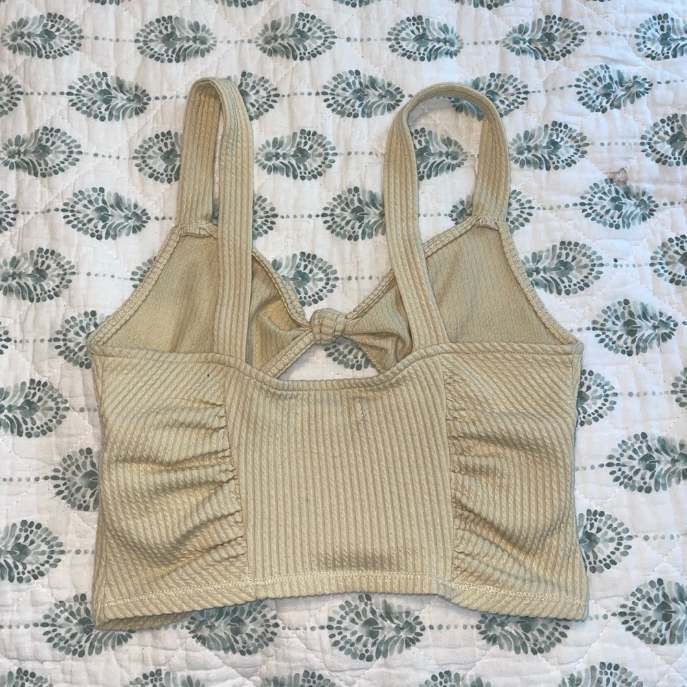 Urban outfitters cut out top - tan - Picture 4 of 4